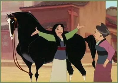 Comment Mushu appelle-t-elle le cheval de Mulan ?
