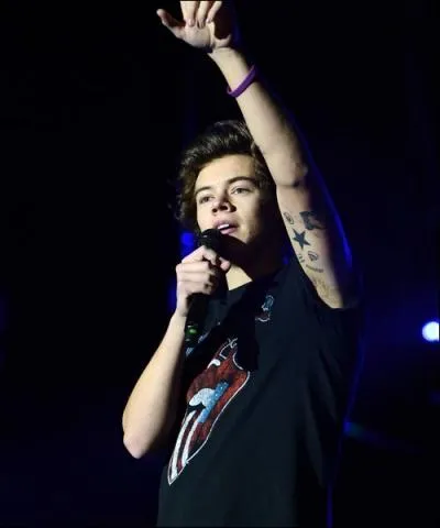 Harry a t une nouvelle fois exhib pendant la chanson  What Make You Beautiful , par qui ?