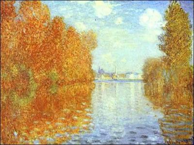 Qui a peint Effet d'automne  Argenteuil ?