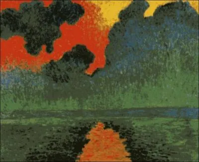 Qui a peint Effet de soleil sur l'eau ?