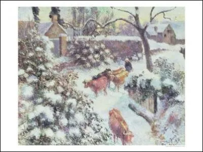 Qui a peint Effet de neige  Montfoucault ?