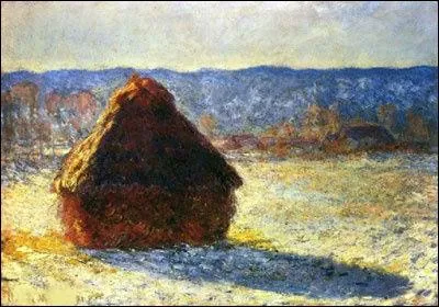Qui a peint Meule effet de neige le matin ?