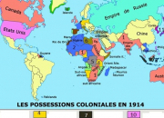 Quiz Possessions coloniales en 1914