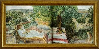 Qui a peint La sieste au jardin ?