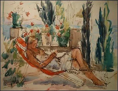 Qui a peint Sieste dans une chaise longue ?