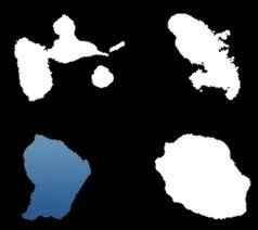 Quelle est la prfecture du dpartement en bleu, dont le numro est 973 ?