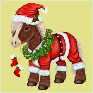 Pourquoi ce cheval est-il dguis ?