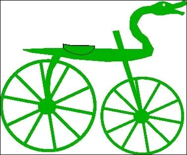 Du coup, un journaliste, Louis Baudry de Saunier, invente, en 1891, Le Comte Mede de Sivrac, spcialiste de la locomotion terrestre et une bcane soi-disant antrieure  la prcdente. C'est