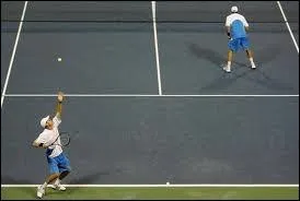 En double, le partenaire du serveur peut-il se placer de faon  obstruer la vue du relanceur ?