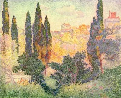 Certains noms prdisposent  la peinture. C'est cas de Henri-Edmond Cross qui meurt en mai 1910 au Lavandou et dont le nom d'tat-civil tait celui d'un clbre peintre romantique du dbut du XIXme .....