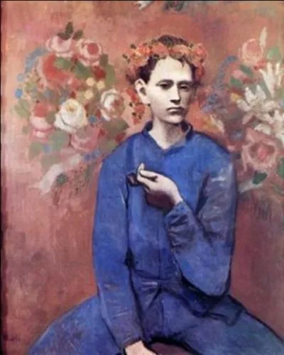 Toujours en 1905, Pablo Picasso  Paris passe des tnbres bleutes et mlancoliques  sa priode dite  Rose  avec ce tableau intitul ... .