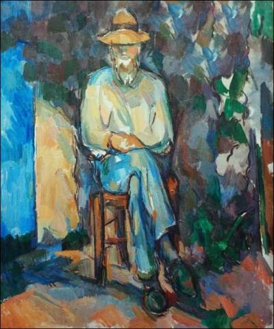 Paul Cézanne meurt le 22 septembre 1906. Sur quel portrait a-t-il donné ses derniers coups de pinceau ?