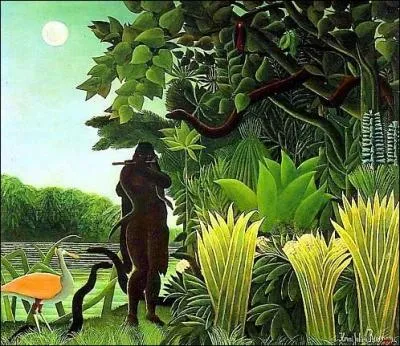 Quel est le titre de cette vision onirique du Douanier Rousseau, tableau expos au 5me Salon d'Automne en octobre 1907 ?