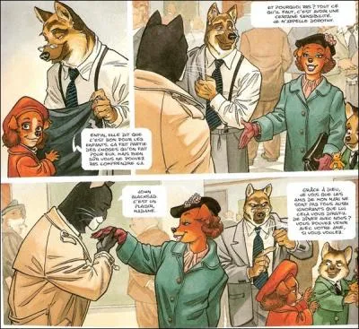 Smirnov, commissaire de police, droit et int&egrave;gre. Dans la peau de quel animal est-il ?