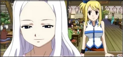 (Épisode 2) 
Lucy entre officiellement dans la guilde. De quelle couleur est sa marque et où se trouve-t-elle ?