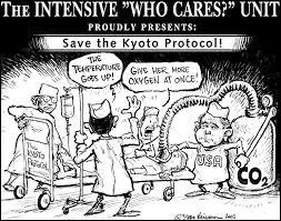 Entr en vigueur en 2005, le protocole de Kyoto visant  rduire les missions de gaz  effet de serre, avait t sign en .