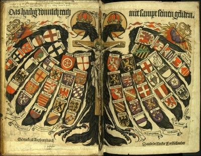 En 1486, l'Empire prend son nom définitif : le Saint-Empire romain de la nation germanique, soit en allemand