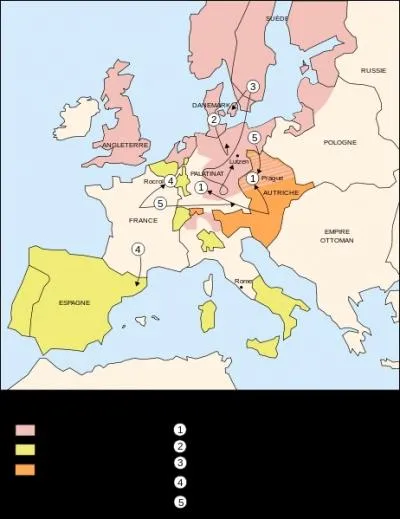De 1618  1648, le Saint-Empire romain germanique est le champ de bataille de plusieurs pays europens. Ce conflit arm est