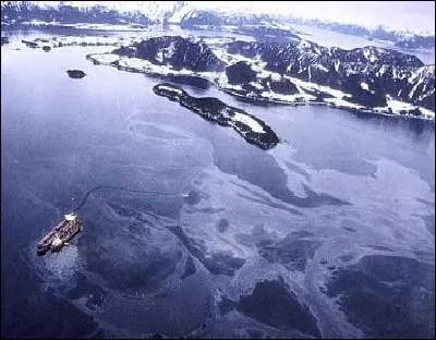 Le 24 mars 1989, quel ptrolier tristement clbre s'choue et dverse 40 000 tonnes de ptrole brut au large de l'Alaska ?