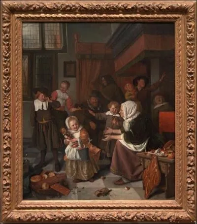 Qui a peint ce tableau intitul  La fte de Saint-Nicolas  vers 1663 ?