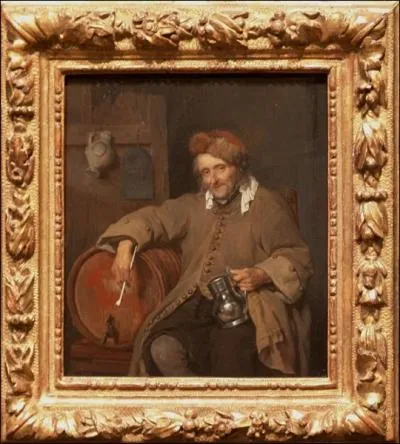 A quel peintre nerlandais du XVIIe scicle, devons-nous cette toile intitule  Le vieux buveur  ?