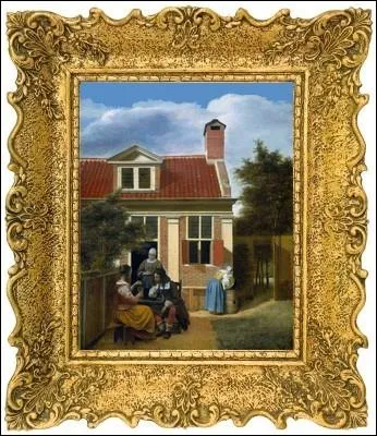 Autre  Vieux matre hollandais  du baroque prsent au Rijksmuseum avec cette peinture dite scne de genre... ...