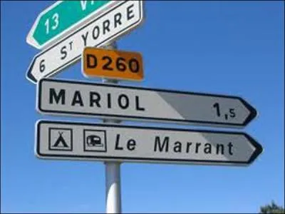 Cette commune fait partie de l'aire urbaine de Vichy, o il fut un temps o l'on riait moins qu'aujourd'hui. Comble de l'ironie, dans quel dpartement se trouve Vichy ?