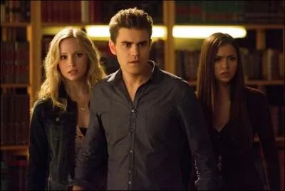 Qui Stefan, Elena et Caroline regardent-ils ?