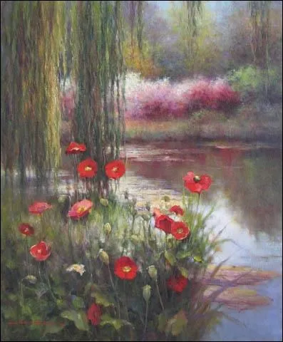 Gracieux, charmants et délicats dans une légère brume matinale.