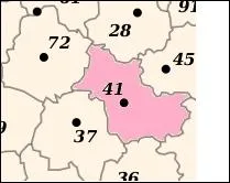 Le dpartement Loir-et-Cher est situ dans la rgion