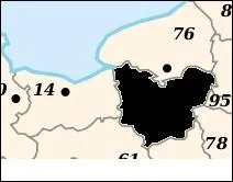 Quel est le nom du dpartement en noir ?