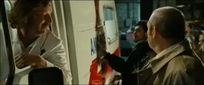 Dans la scne de l'ambulance, quelle lettre la Balle a-t-il oubli de mettre ?