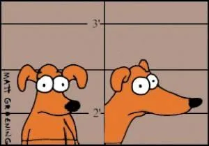 Comment s'appelle la chienne qui a eu des enfants avec Petit Papa Nol ?