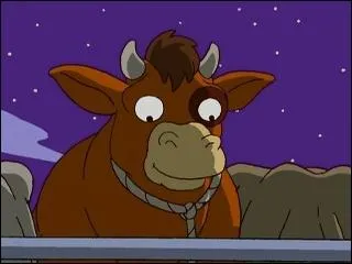 Quel est le vrai nom de Lou, la vache de Bart ?