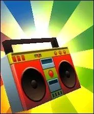 Quel personnage porte une radio comme celle-ci quand il court ?