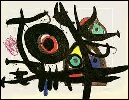 Ceci est-il une oeuvre de Joan Miro ?