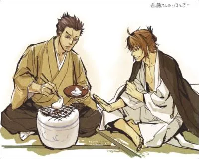 Qui se sacrifie pour laisser le temps de s'enfuir  Hijikata et sa troupe ?