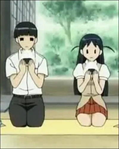 (p. 08 - Premire Boite-repas ! ) Tenma russit pour la premire fois  djeuner en tte--tte avec Karasuma ! Mais elle se trompe de boite et se retrouve avec :