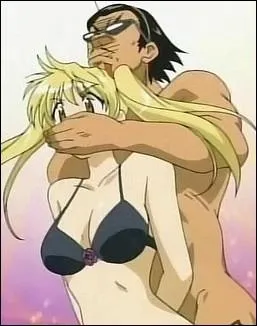 (p. 12 - Au secours, la plage ! ) Qu'est-ce qu'Eri vient chercher dans les vestiaires quand elle tombe sur Harima compltement nu ?