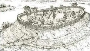 Quel est le genre de murs qui entourent les villages gaulois ?