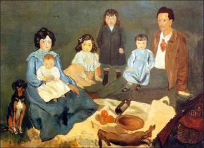 Est-ce Picasso qui a peint Portrait de la famille ?