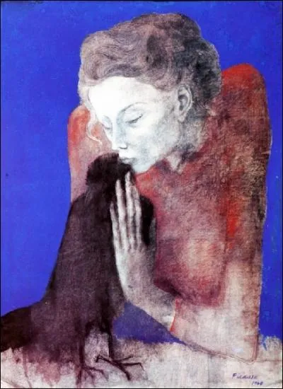 Est-ce Picasso qui a peint La femme  la corneille ?