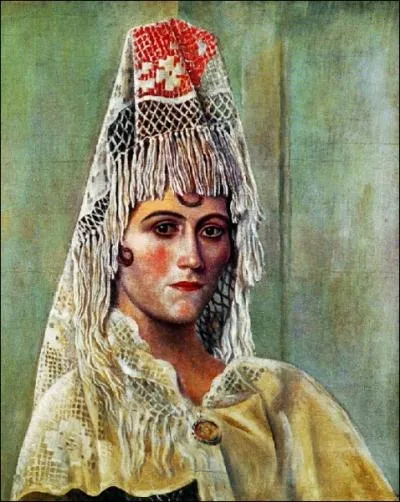 Est-ce Picasso qui a peint Olga  la mantille ?