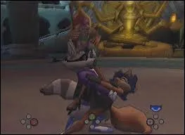 Avec quel personnage Sly danse-t-il pour le plan final du deuxième monde ?