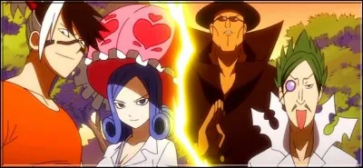 (Épisode 25) 
Cochez les éléments qui sont représentés par ces quatre personnages.
(4 réponses)