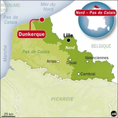 Regardez  l'ouest de Dunkerque, ou  sur-Meuse , et vous aurez le sixime palier.