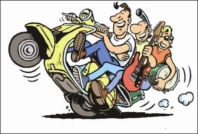 Vous aurez reconnu, de gauche  droite, Ricky, Lucien et Gillou. Qui manque  l'appel ?