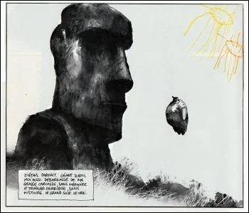 Cette planche  l'encre de Chine est tire de la srie  Blast  dont l'auteur est aussi celui du  Combat ordinaire . De qui s'agit-il ?