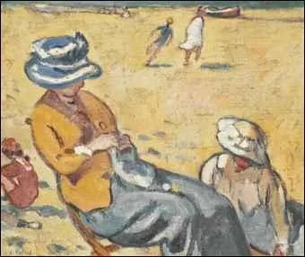 Conversation  la plage.