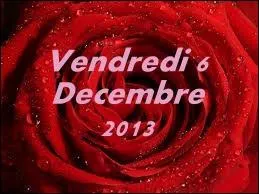 Le vendredi 6 dcembre, combien de jours restera-t-il avant le nouvel an ?